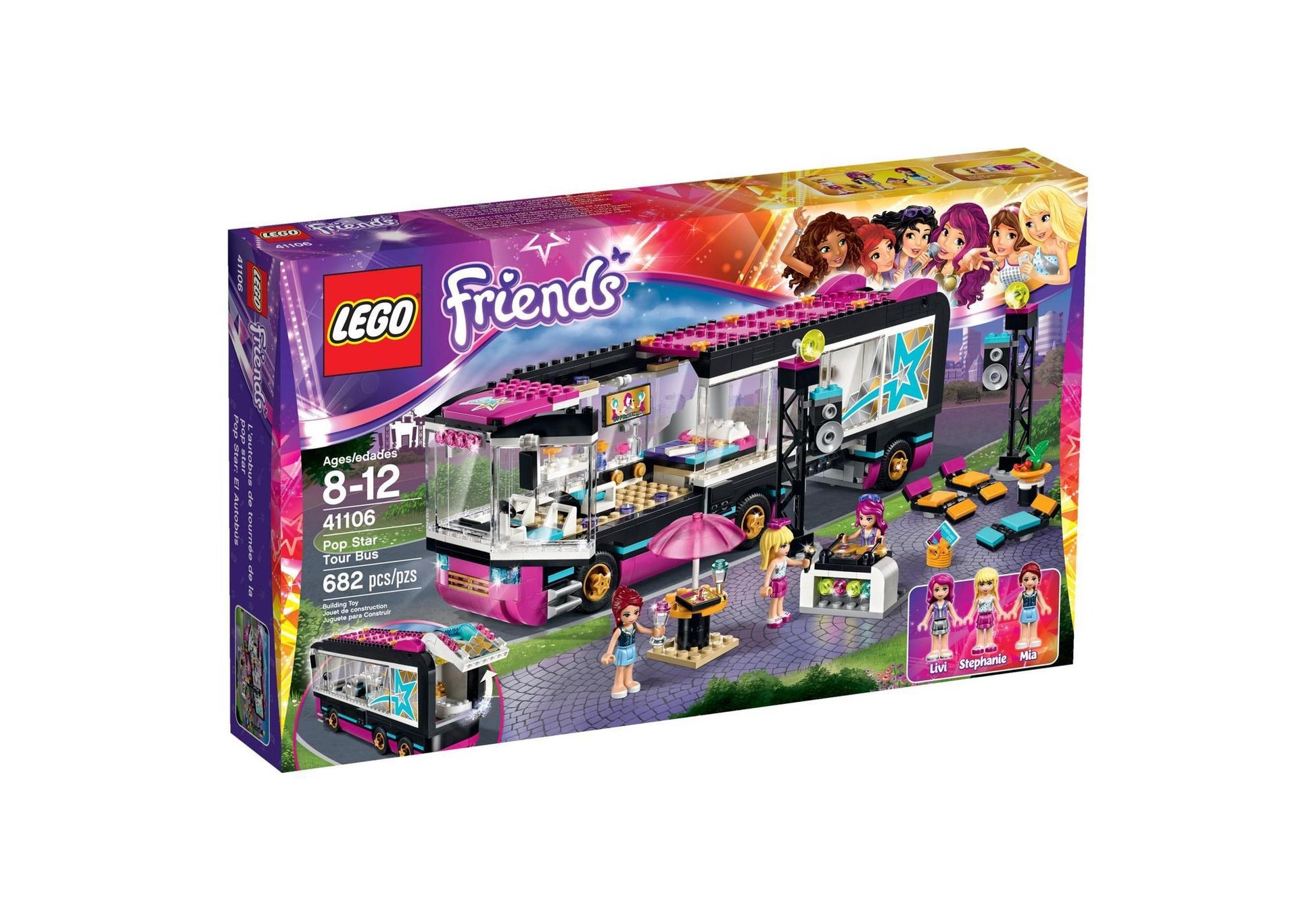 Lego 41106 Friends Popstar Tourbus - plegobil