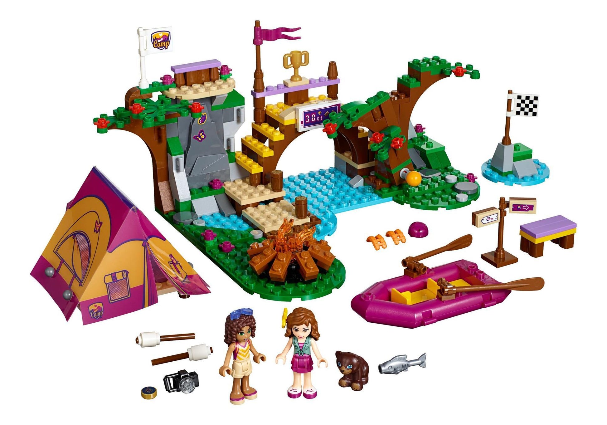 Lego 41121 Friends Abenteuercamp Rafting - plegobil