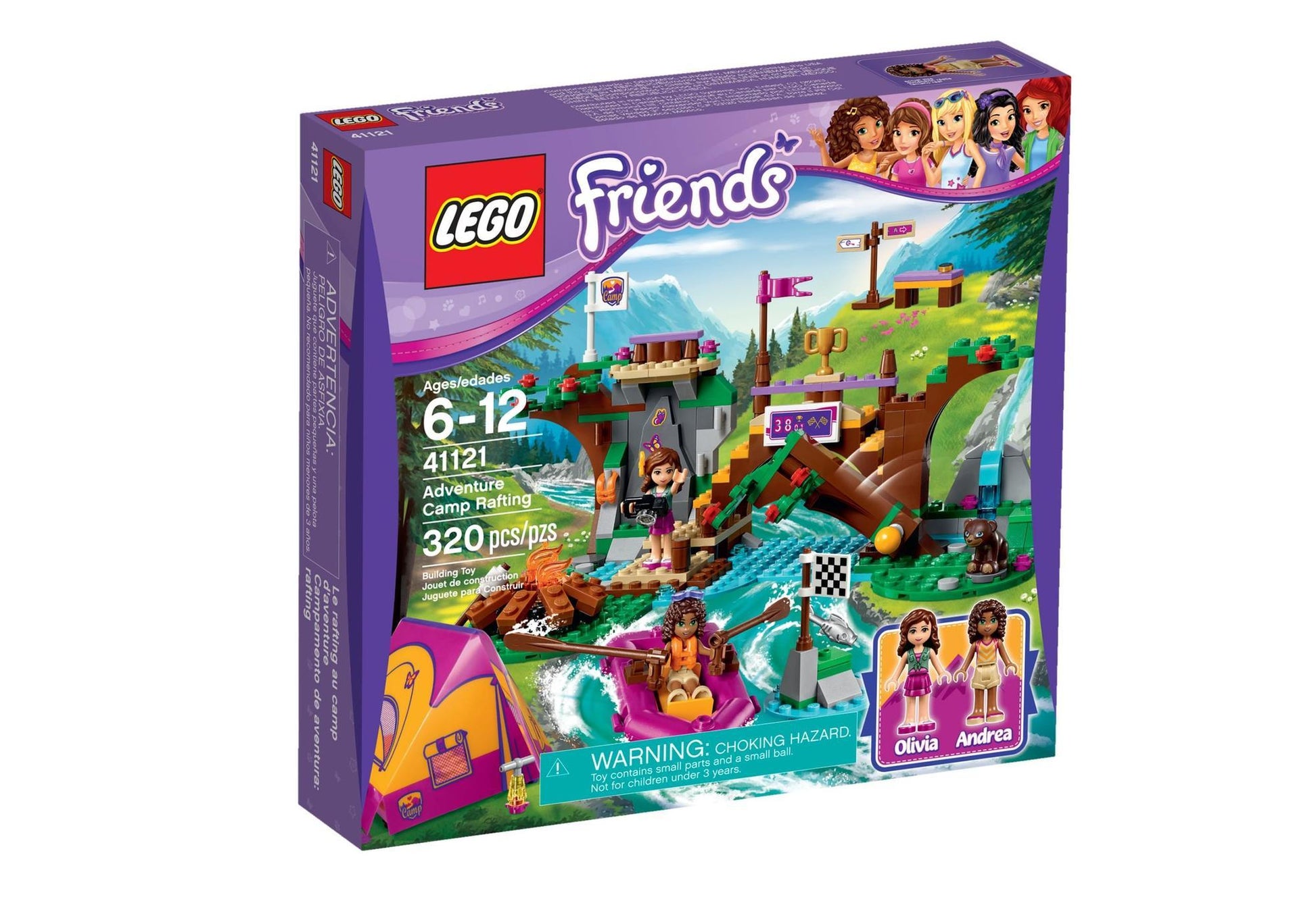 Lego 41121 Friends Abenteuercamp Rafting - plegobil