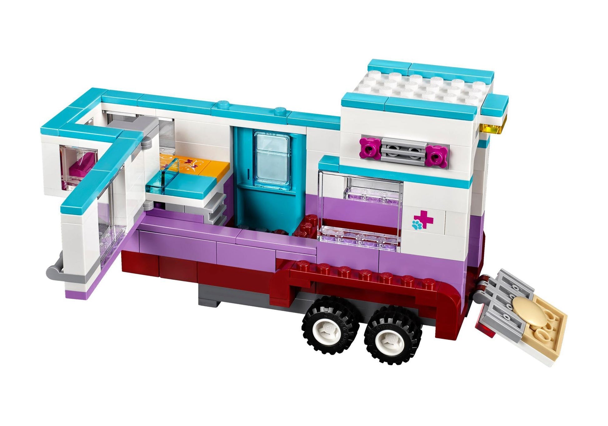 Lego 41125 Friends Pferdeanhänger und Tierärztin - plegobil