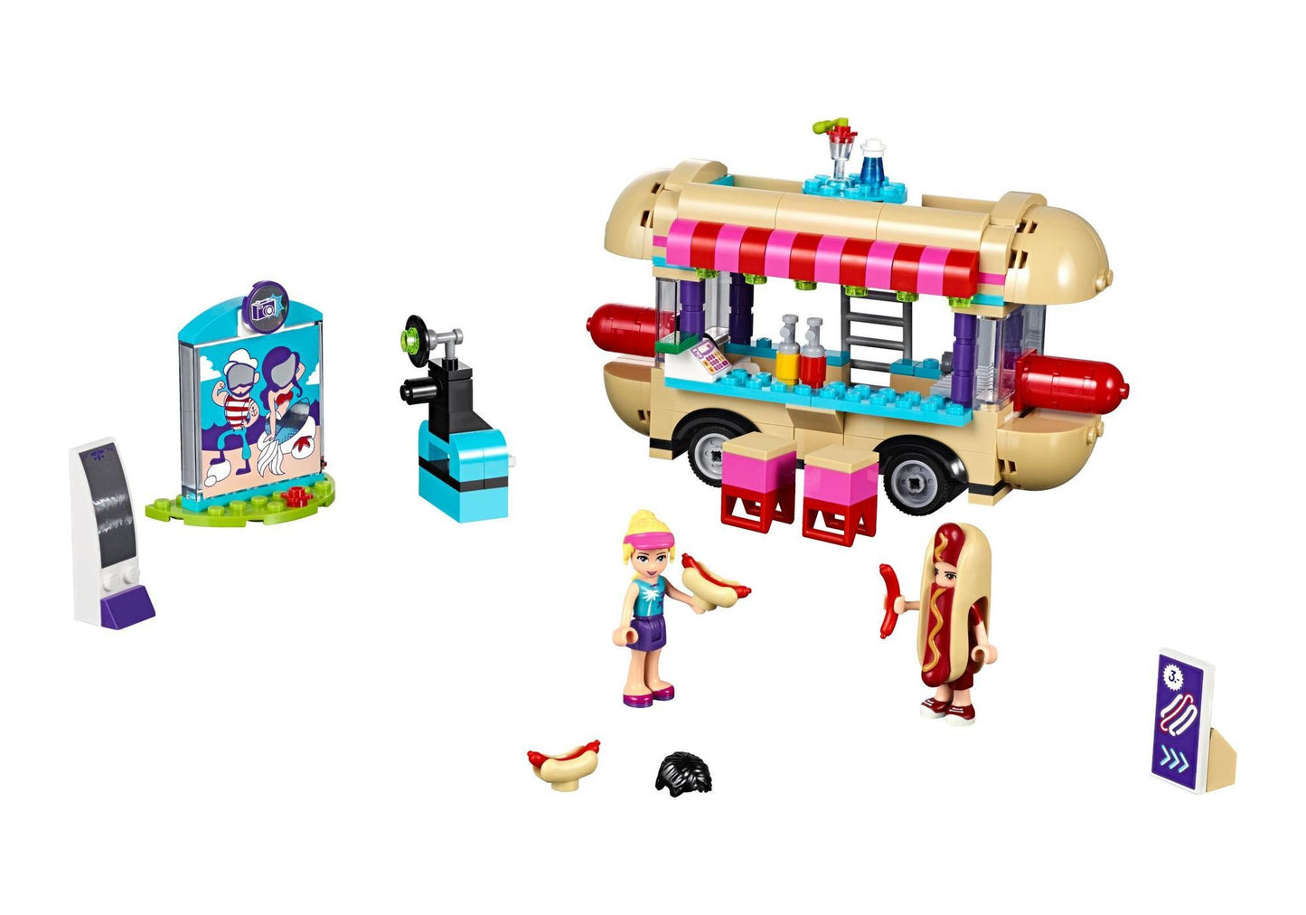 Lego 41129 Friends Hot-Dog-Stand im Freizeitpark - plegobil