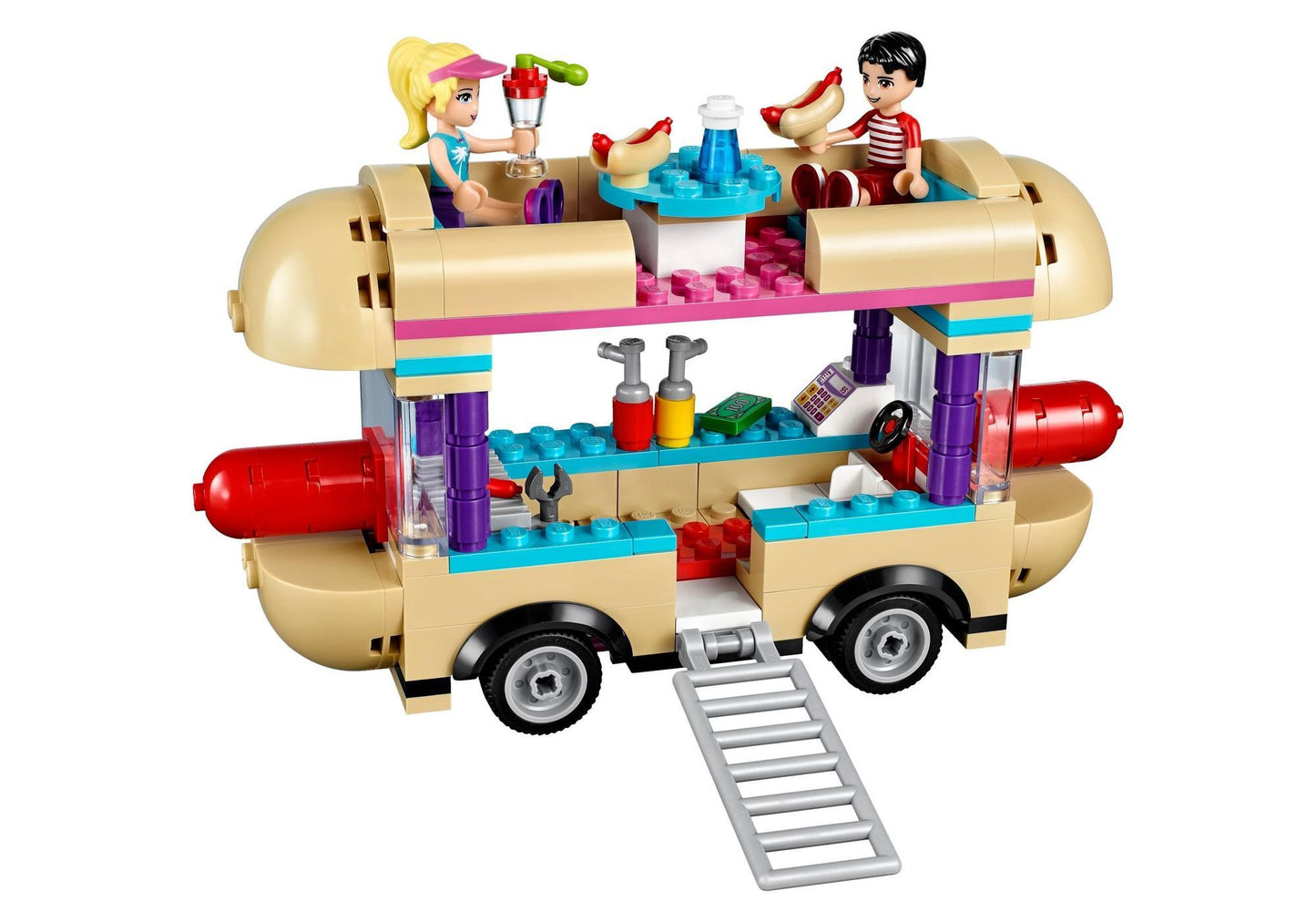 Lego 41129 Friends Hot-Dog-Stand im Freizeitpark - plegobil