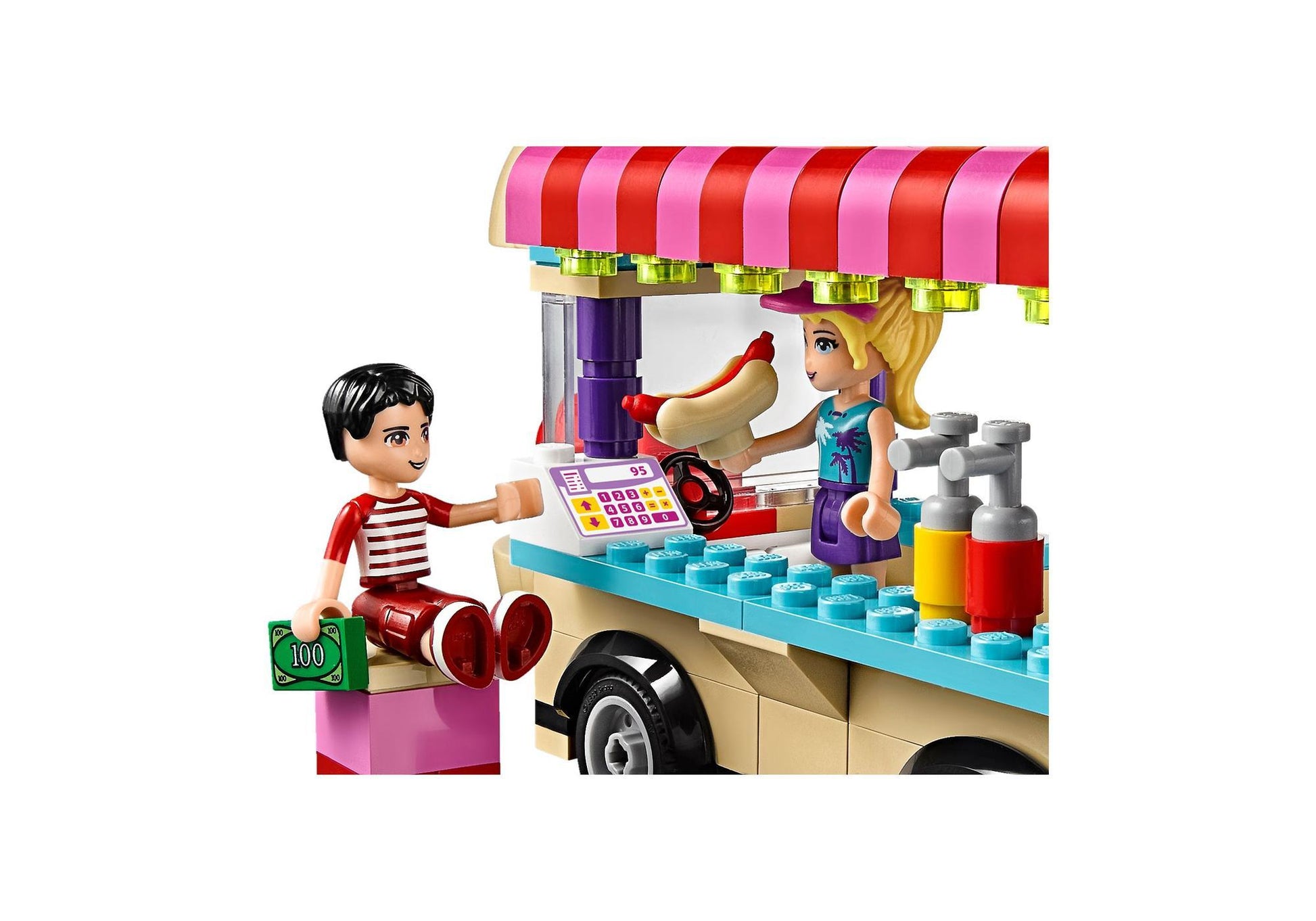 Lego 41129 Friends Hot-Dog-Stand im Freizeitpark - plegobil
