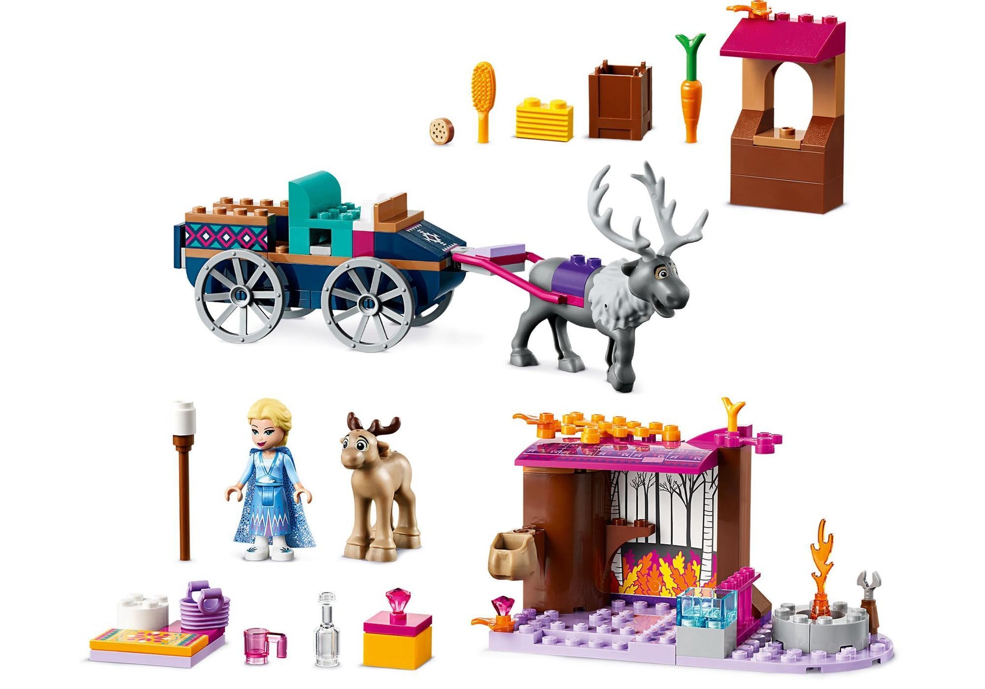 Lego 41166 Disney Frozen: Elsa und die Rentierkutsche - plegobil