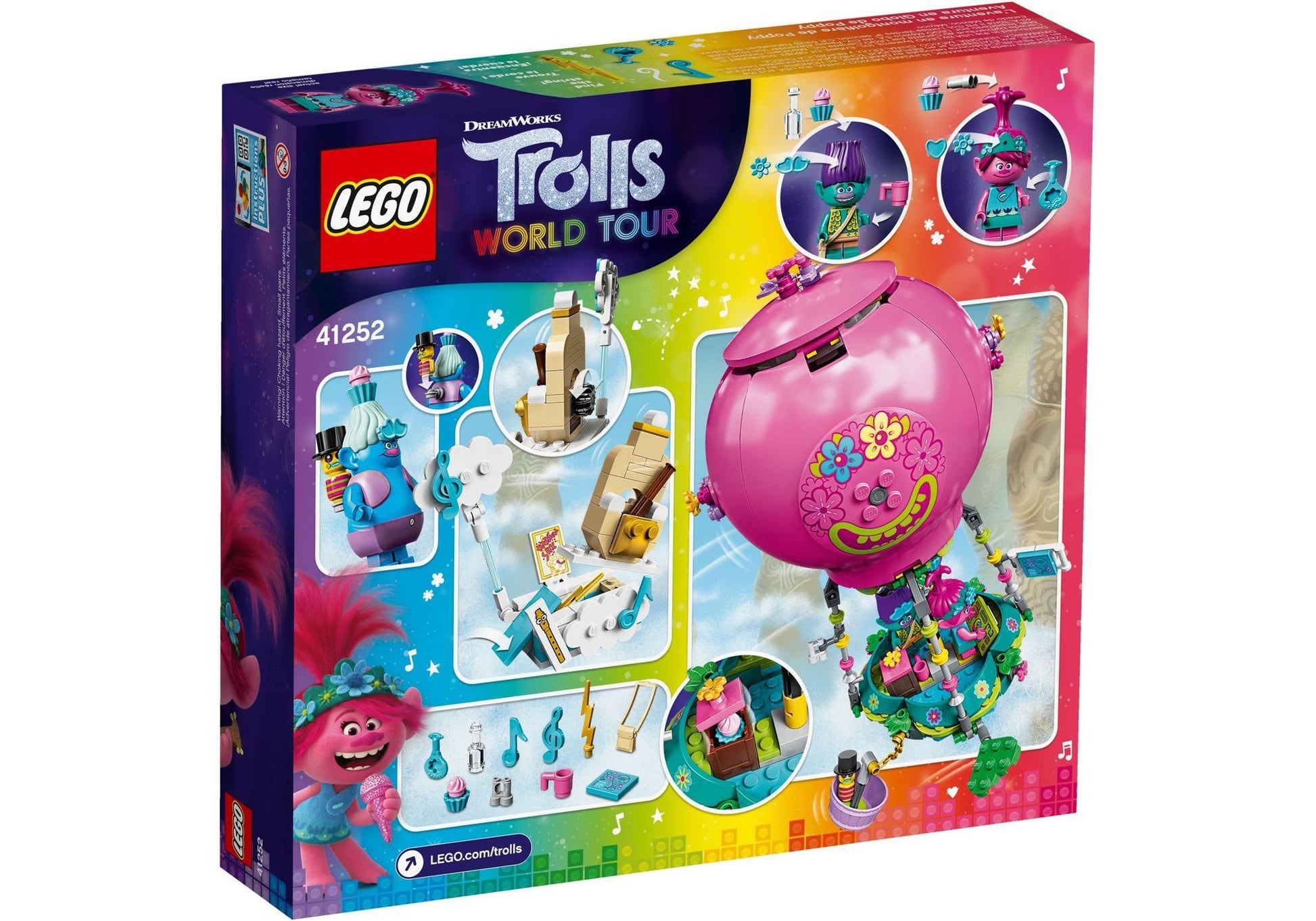 Lego 41252 Trolls World Tour: Poppys Heißluftballon - plegobil