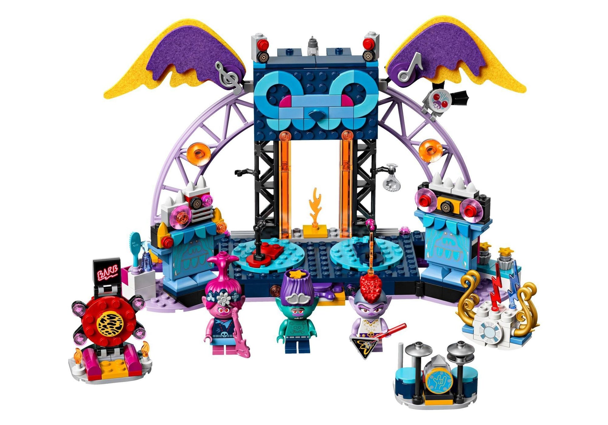 Lego 41254 Trolls World Tour: Volcano Rock City Konzert - plegobil