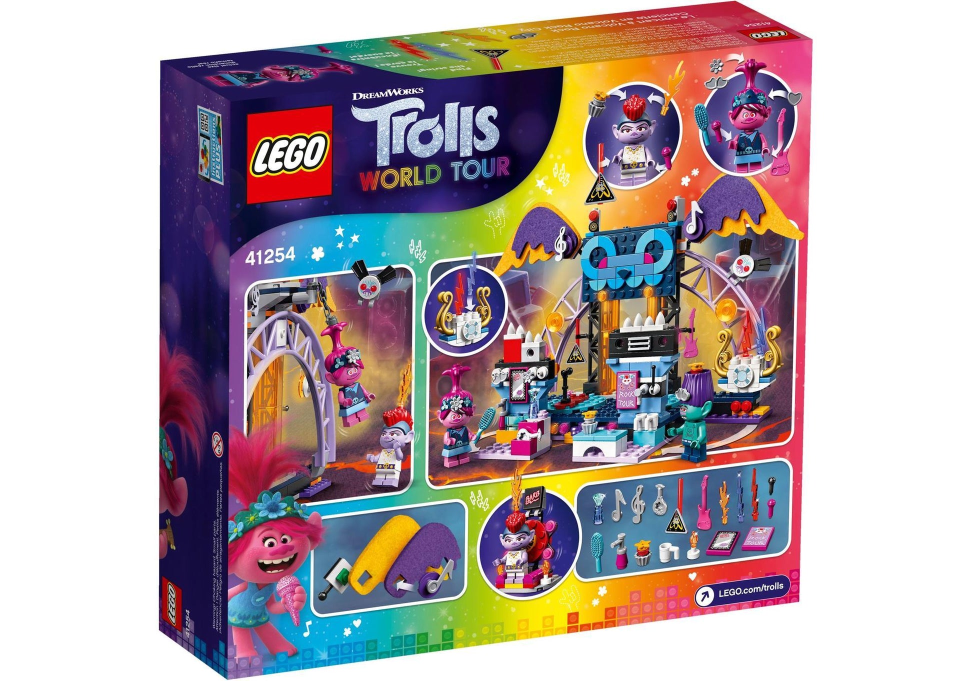Lego 41254 Trolls World Tour: Volcano Rock City Konzert - plegobil