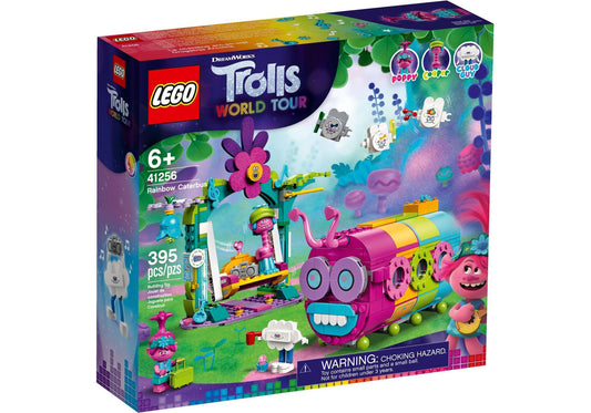 Lego 41256 Trolls World Tour: Regenbogen-Raupenbus - plegobil