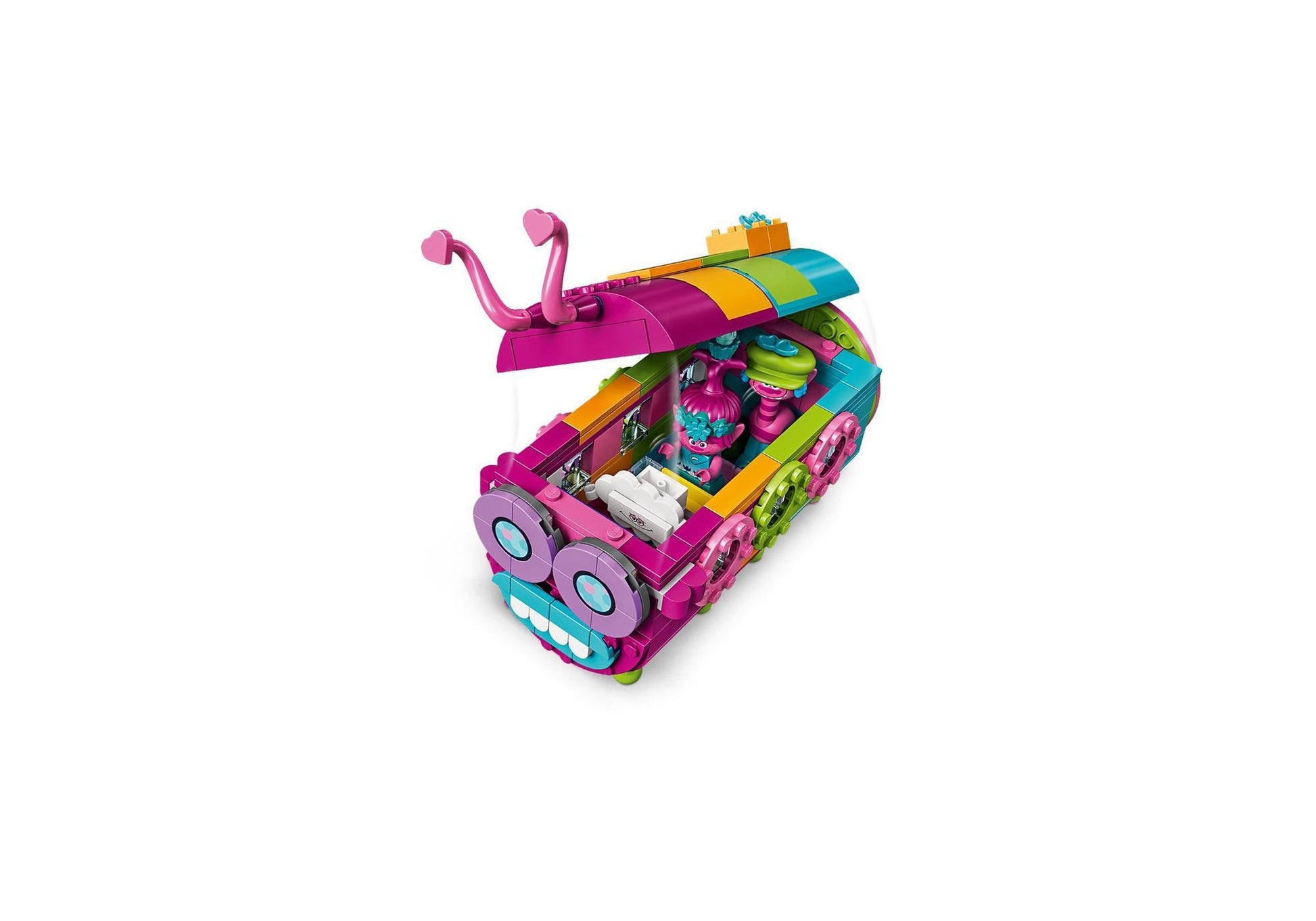 Lego 41256 Trolls World Tour: Regenbogen-Raupenbus - plegobil