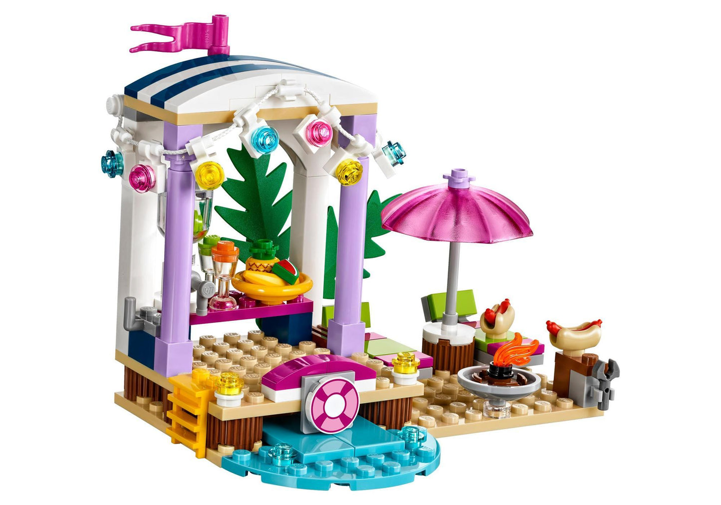 Lego 41316 Friends Andreas Rennboot-Transporter - plegobil