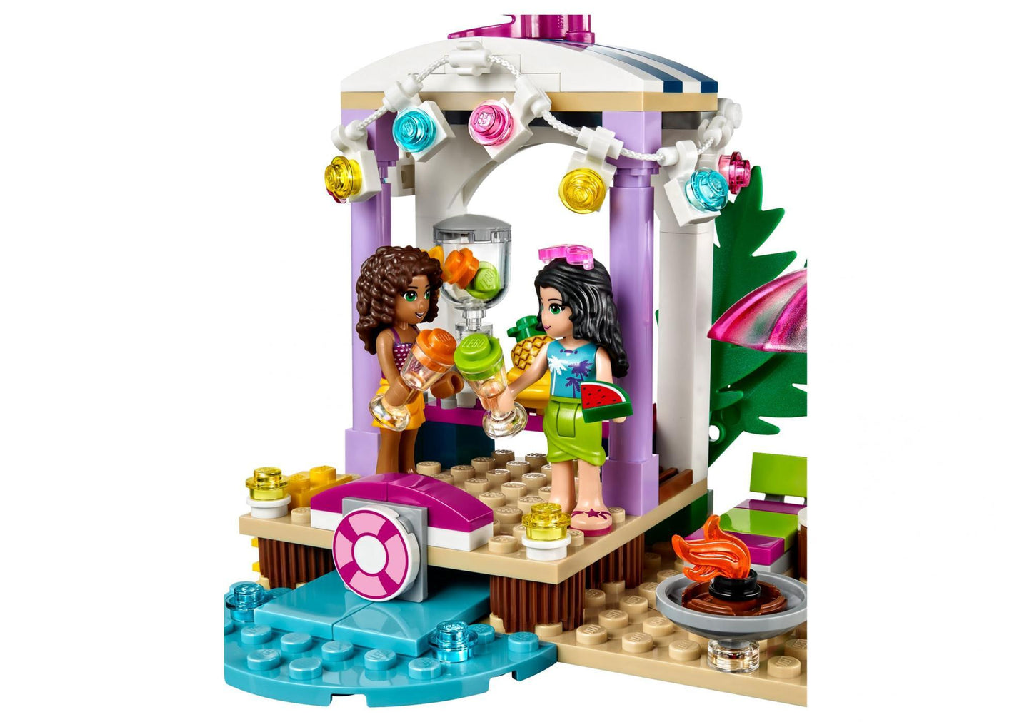 Lego 41316 Friends Andreas Rennboot-Transporter - plegobil
