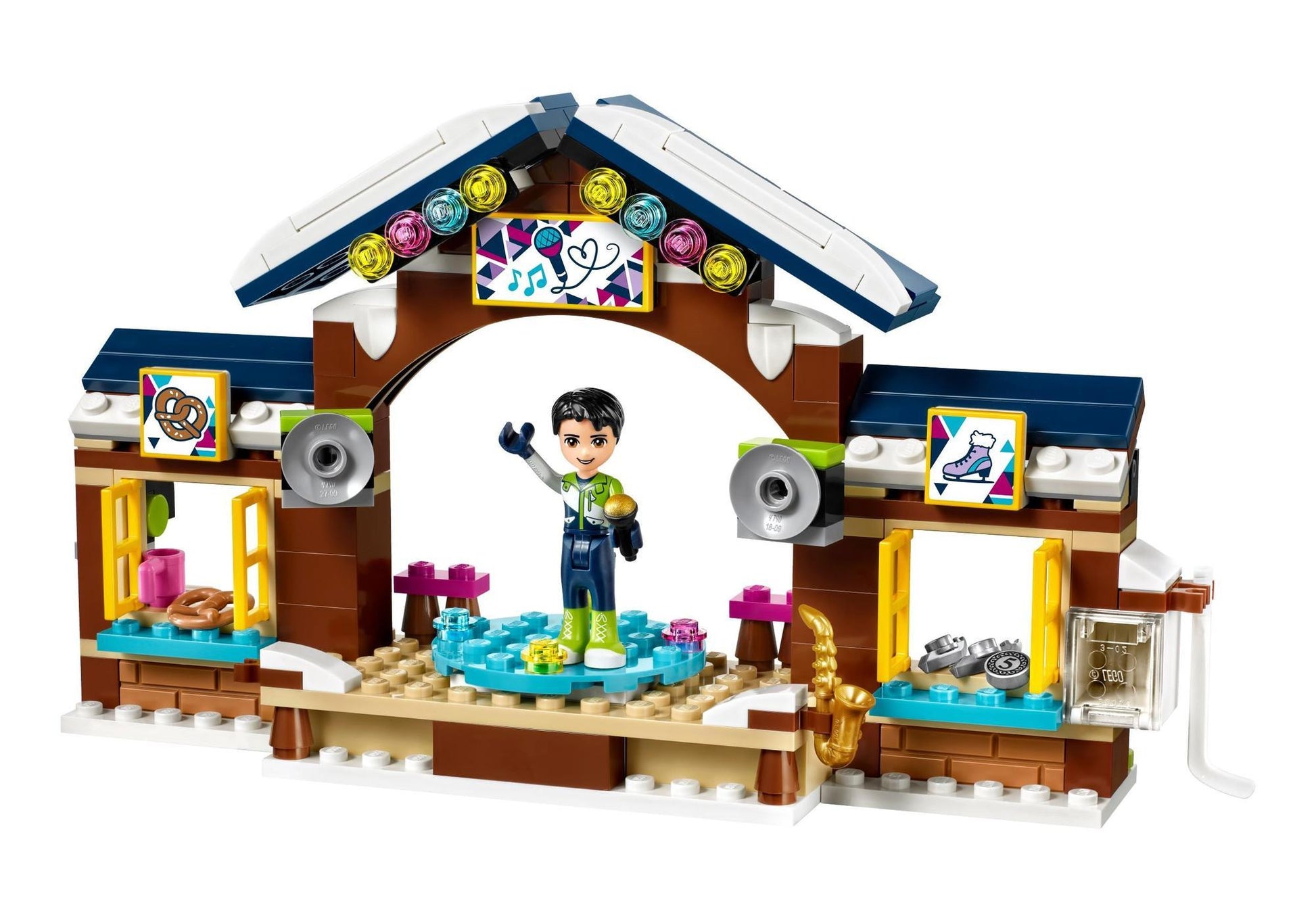 Lego 41322 Friends Eislaufplatz im Wintersportort - plegobil