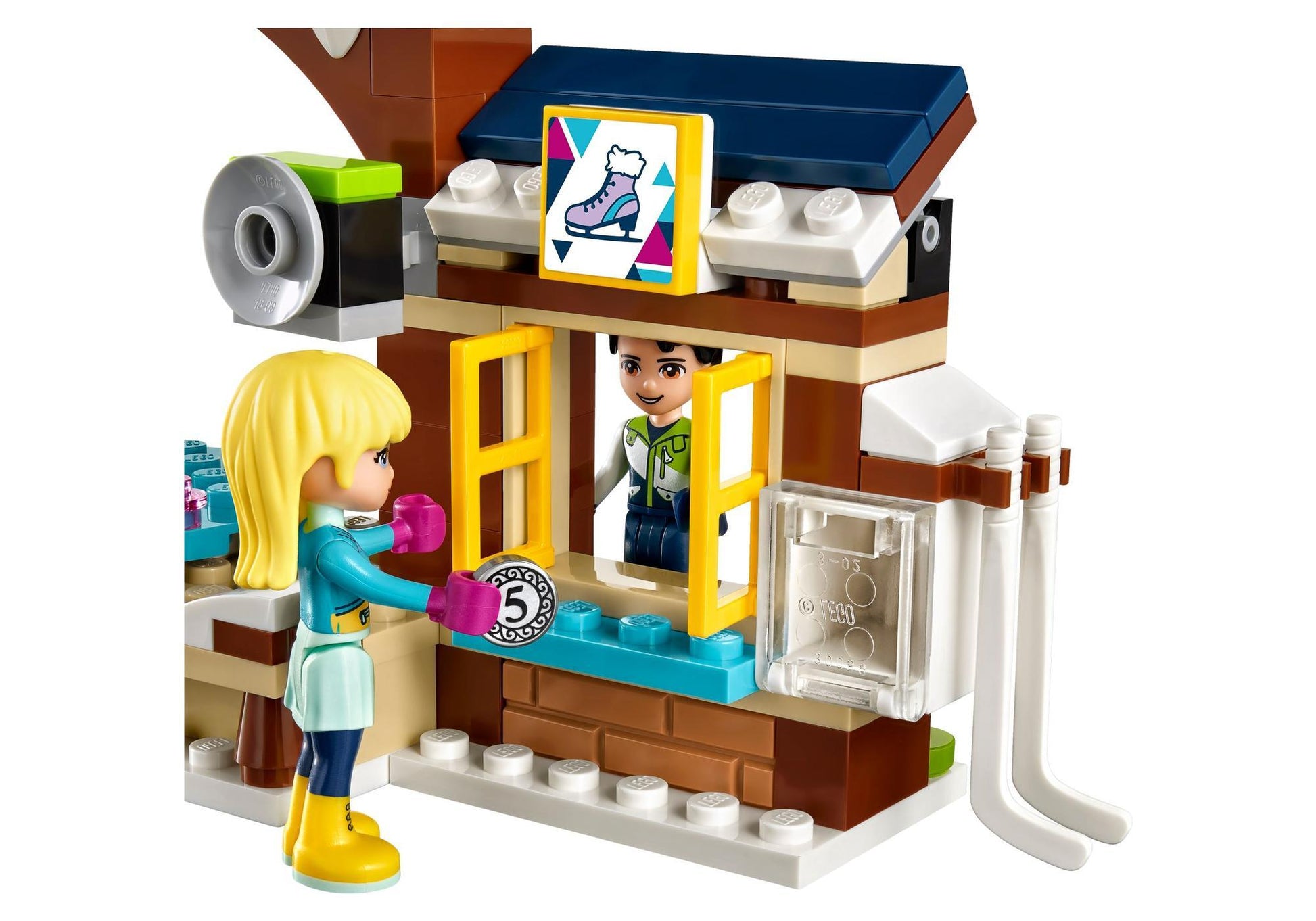 Lego 41322 Friends Eislaufplatz im Wintersportort - plegobil