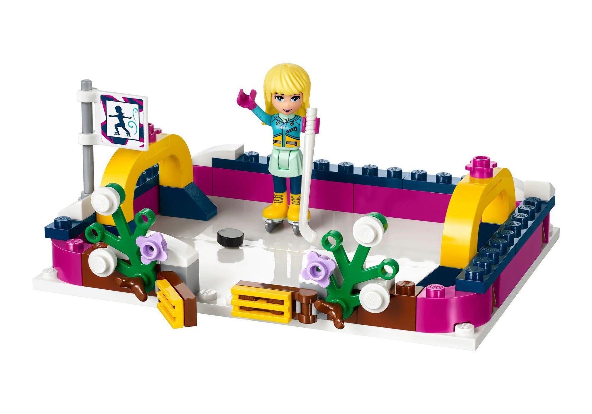 Lego 41322 Friends Eislaufplatz im Wintersportort - plegobil