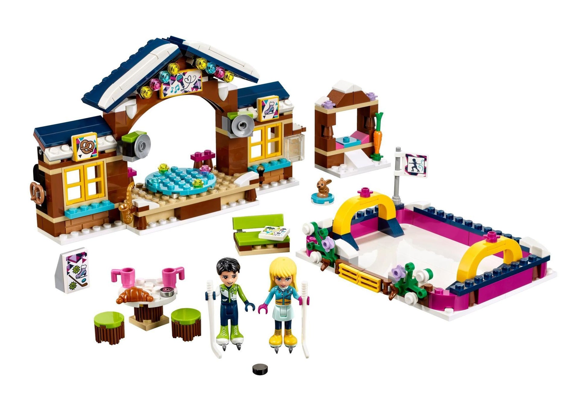 Lego 41322 Friends Eislaufplatz im Wintersportort - plegobil