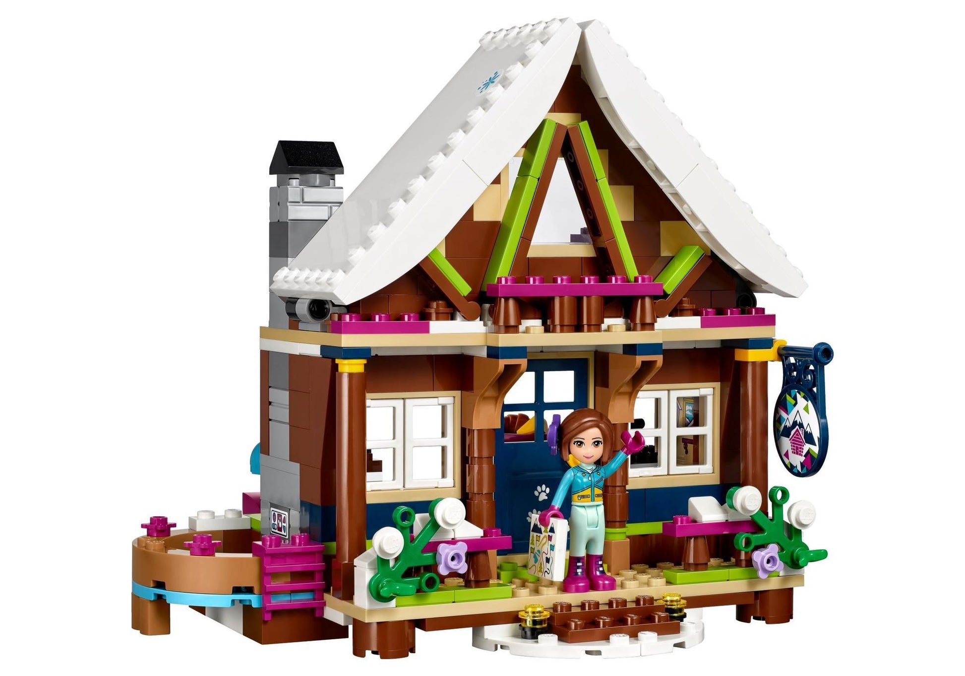 Lego 41323 Friends Chalet im Wintersportort - plegobil