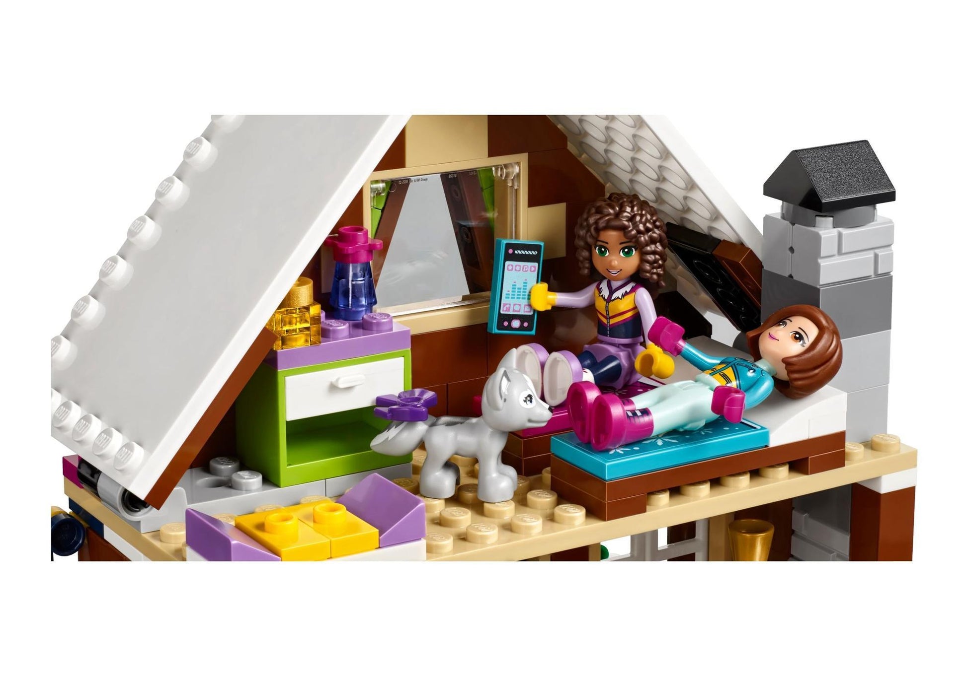Lego 41323 Friends Chalet im Wintersportort - plegobil