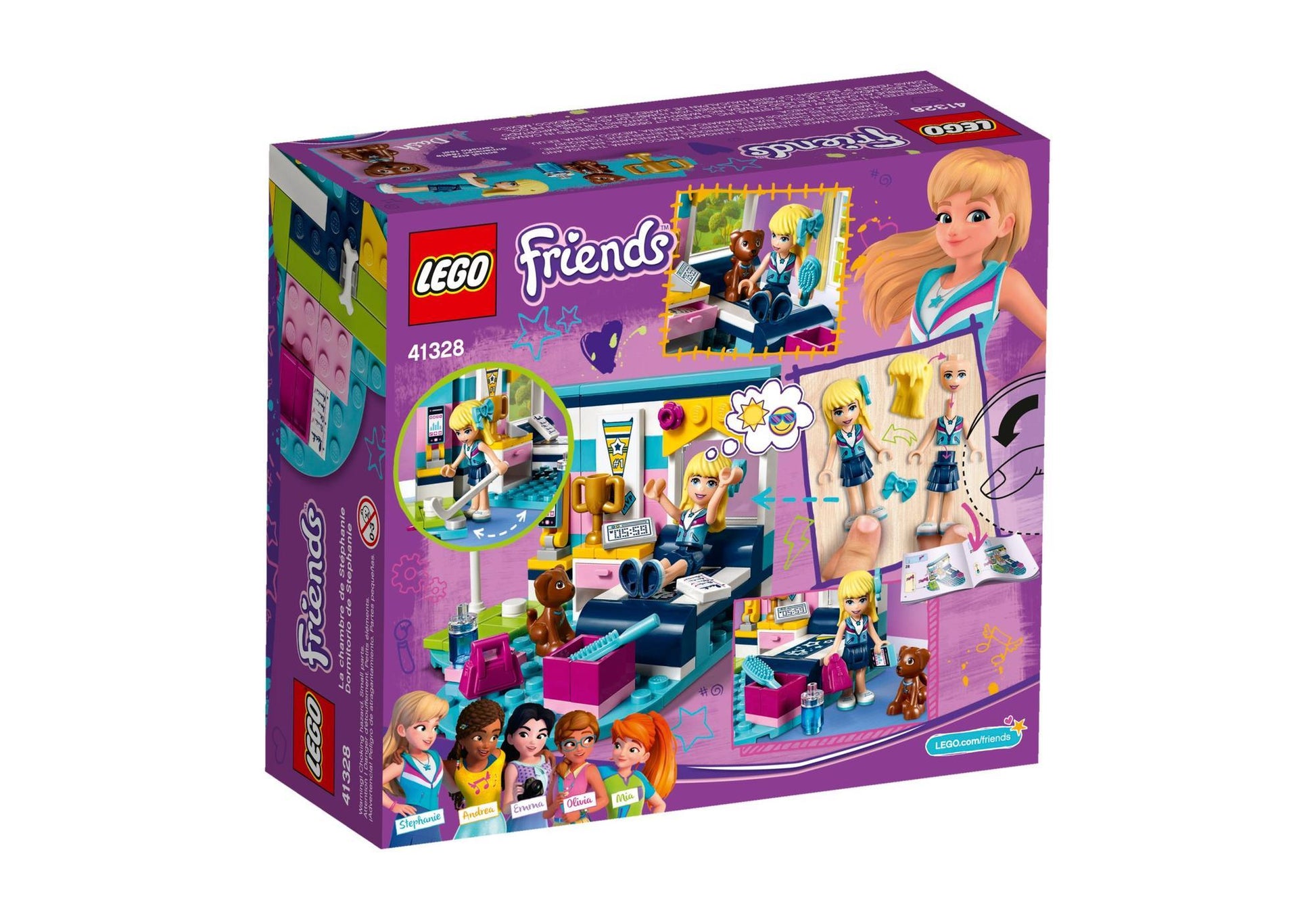 Lego 41328 Friends Stephanies Zimmer - plegobil