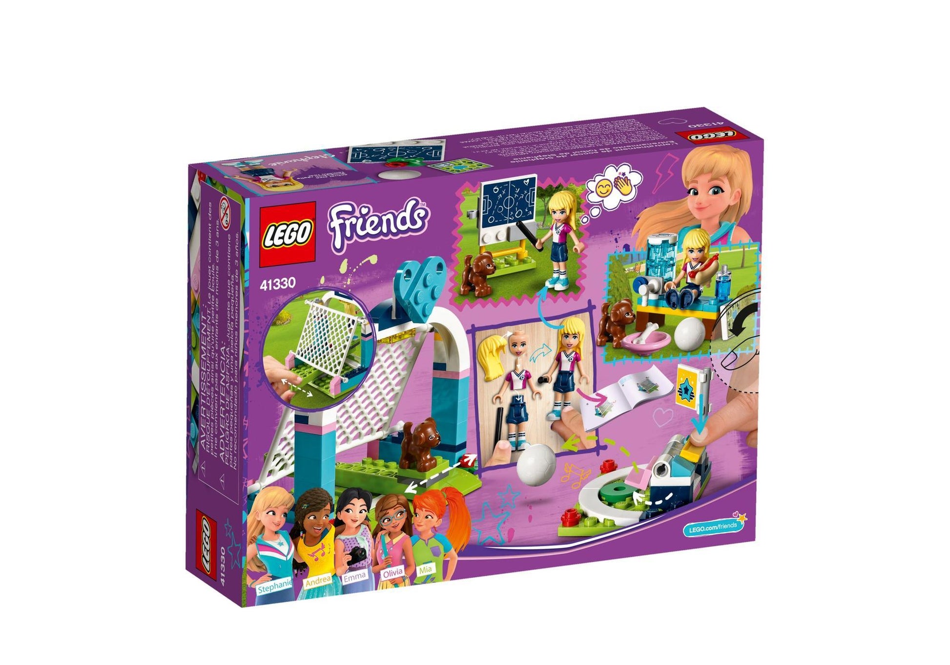 Lego 41330 Friends Fußballtraining mit Stephanie - plegobil