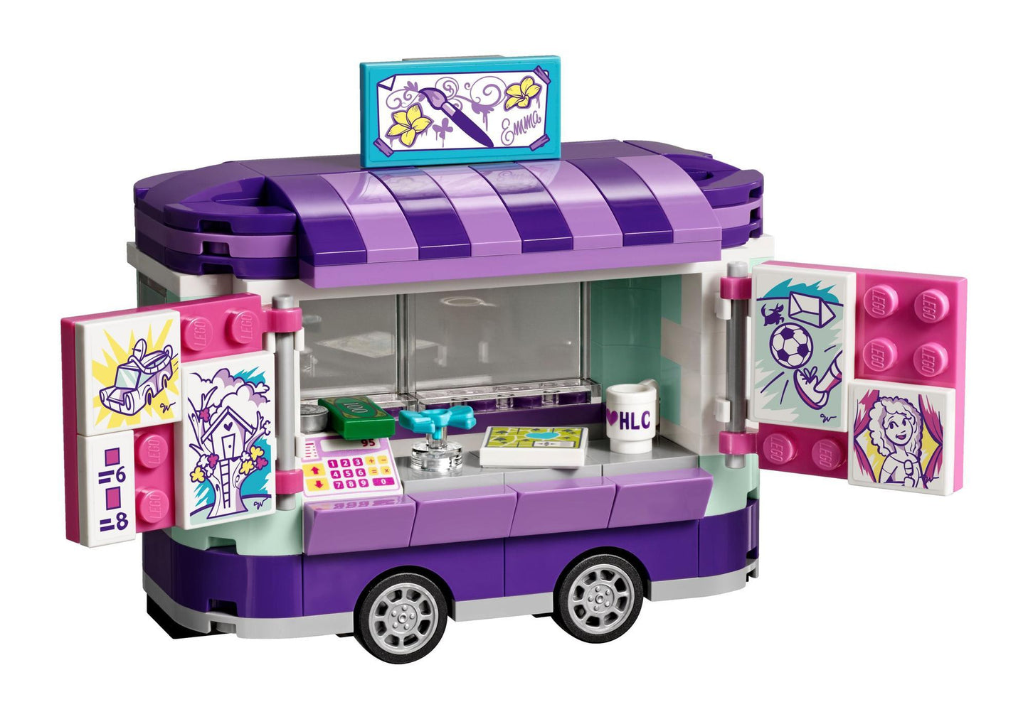 Lego 41332 Friends Emmas rollender Kunstkiosk - plegobil