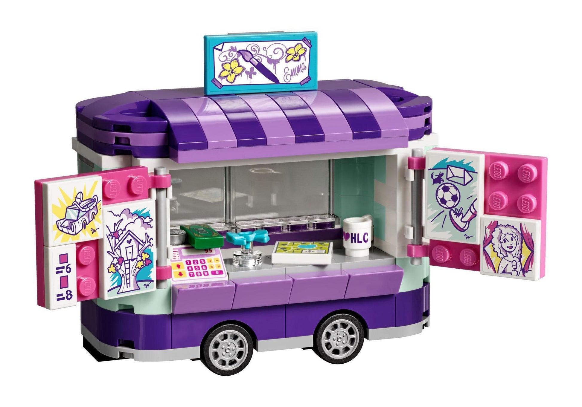 Lego 41332 Friends Emmas rollender Kunstkiosk - plegobil