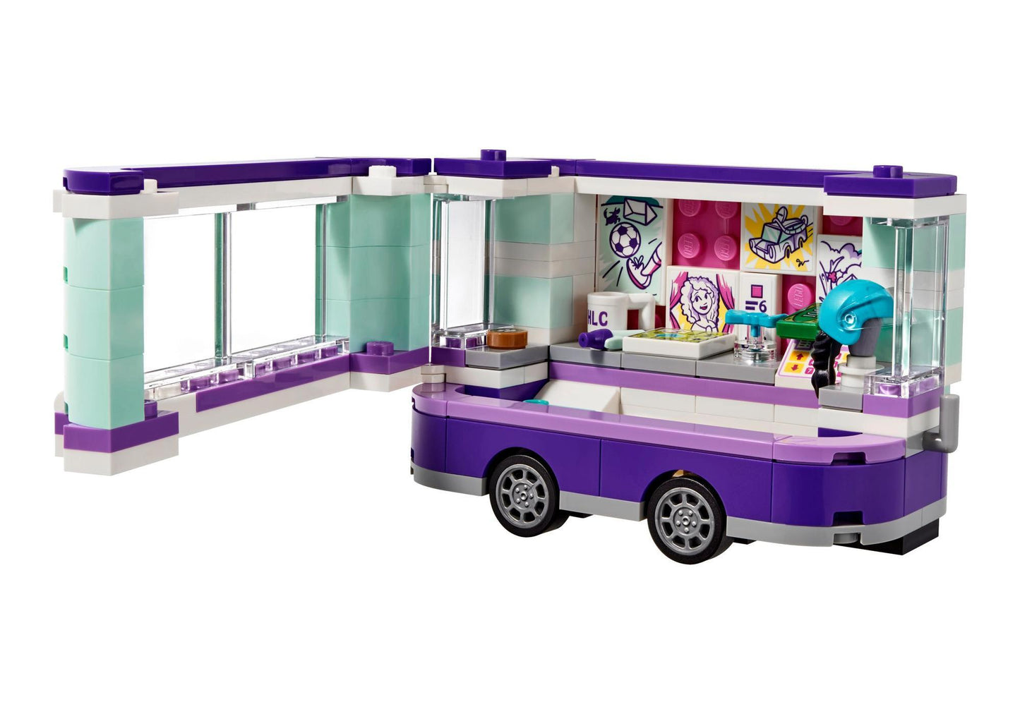 Lego 41332 Friends Emmas rollender Kunstkiosk - plegobil