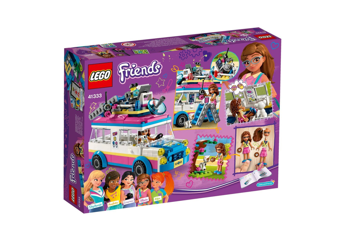 Lego 41333 Friends Olivias Forschungsmobil - plegobil