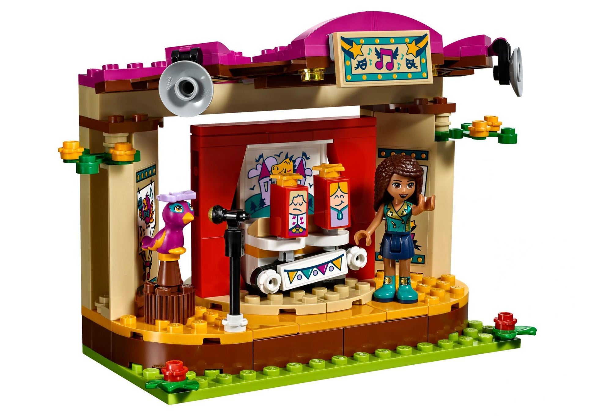 Lego 41334 Friends Andreas Bühne im Park - plegobil