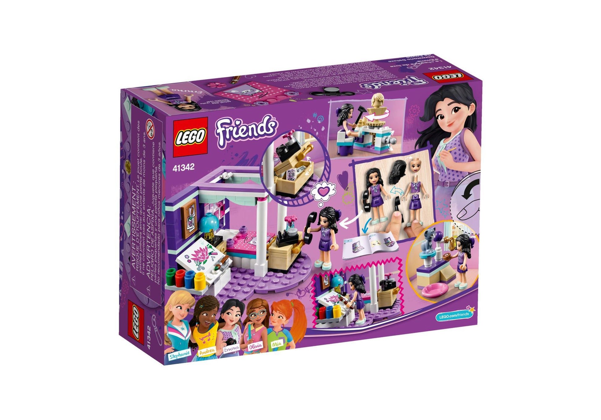 Lego 41342 Friends Emmas Zimmer - plegobil