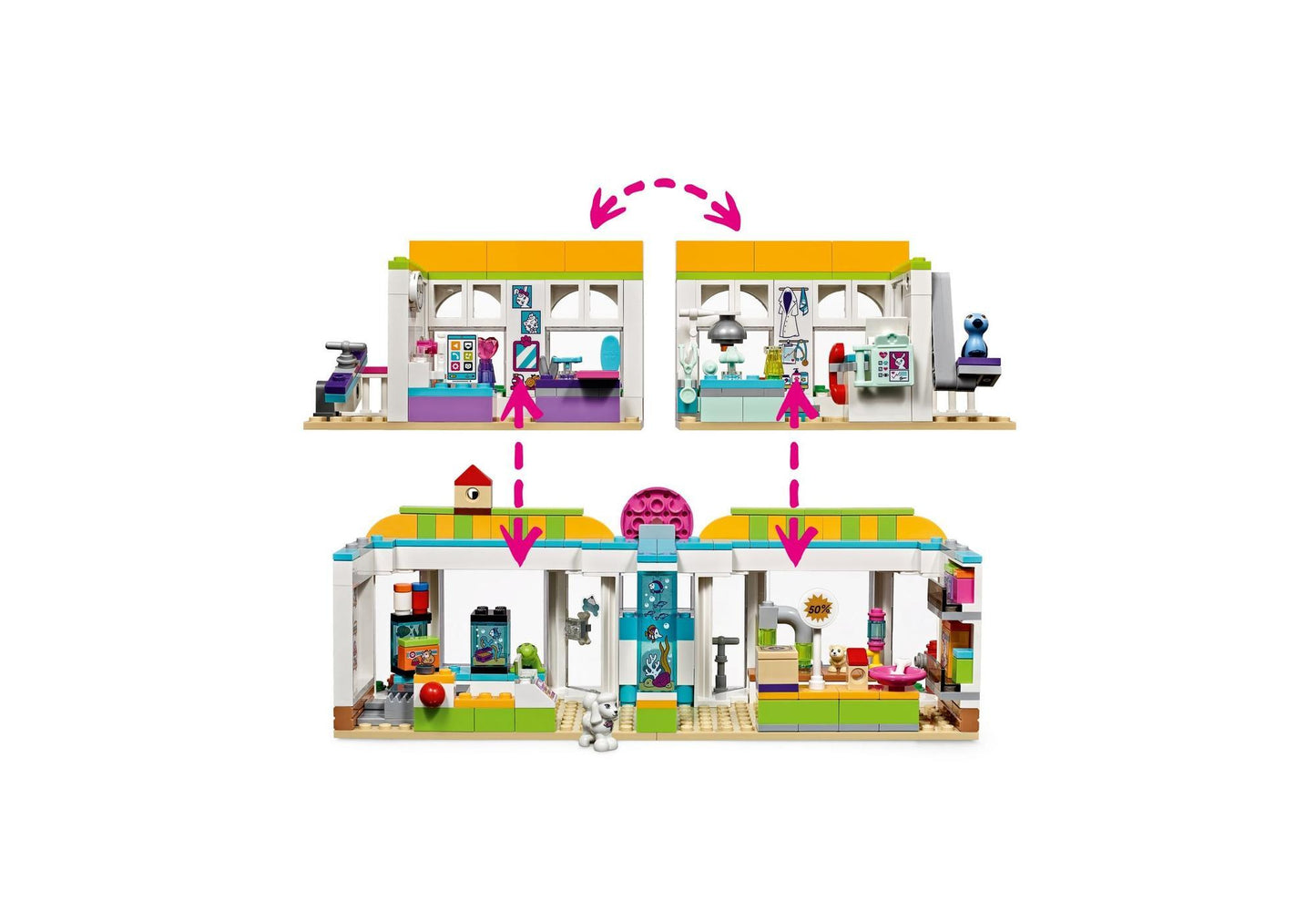 Lego 41345 Friends Heartlake City Haustierzentrum - plegobil