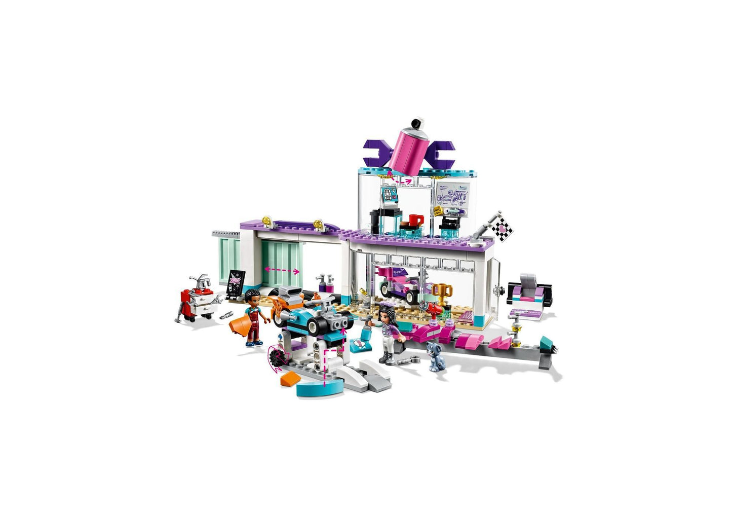 Lego 41351 Friends Tuning Werkstatt - plegobil