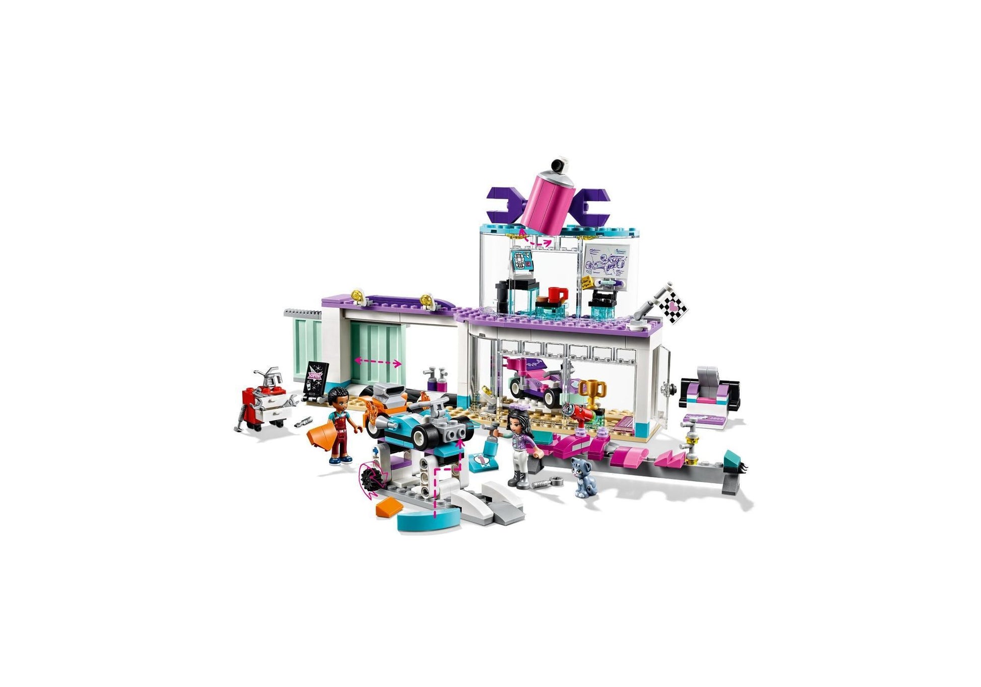Lego 41351 Friends Tuning Werkstatt - plegobil