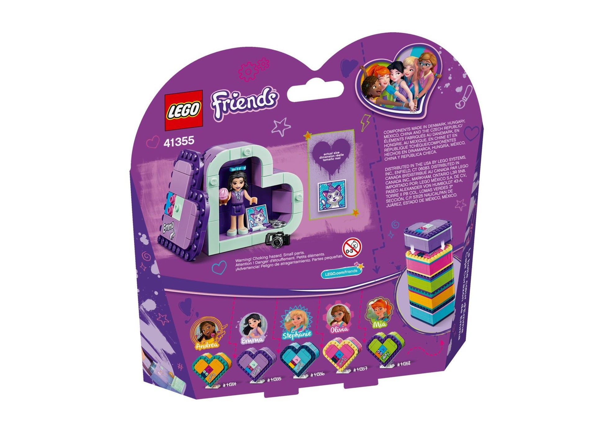 Lego 41355 Friends Emmas Herzbox - plegobil
