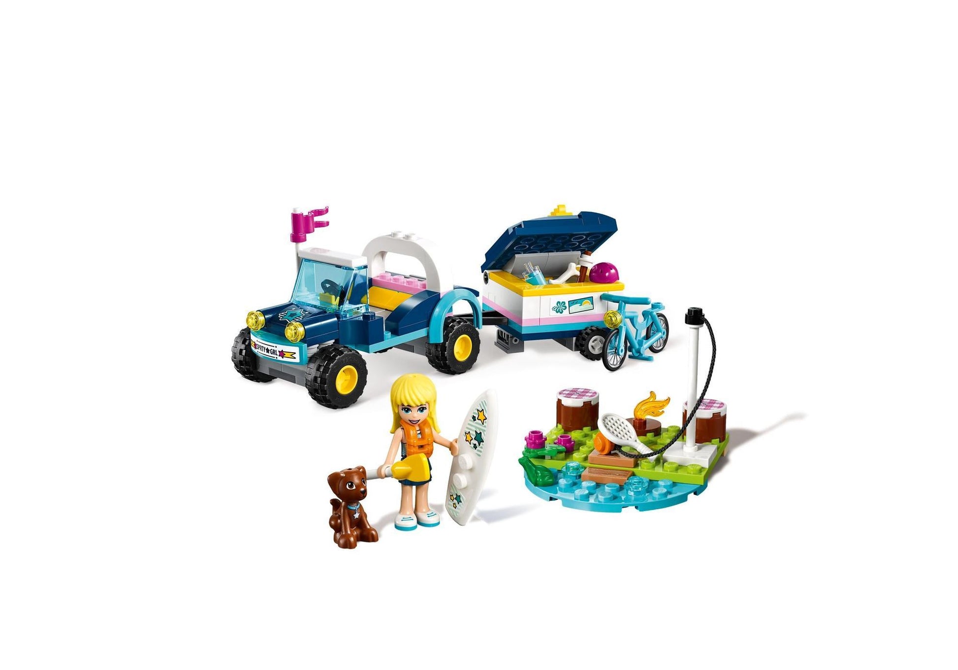 Lego 41364 Friends Stephanies Cabrio mit Anhänger - plegobil