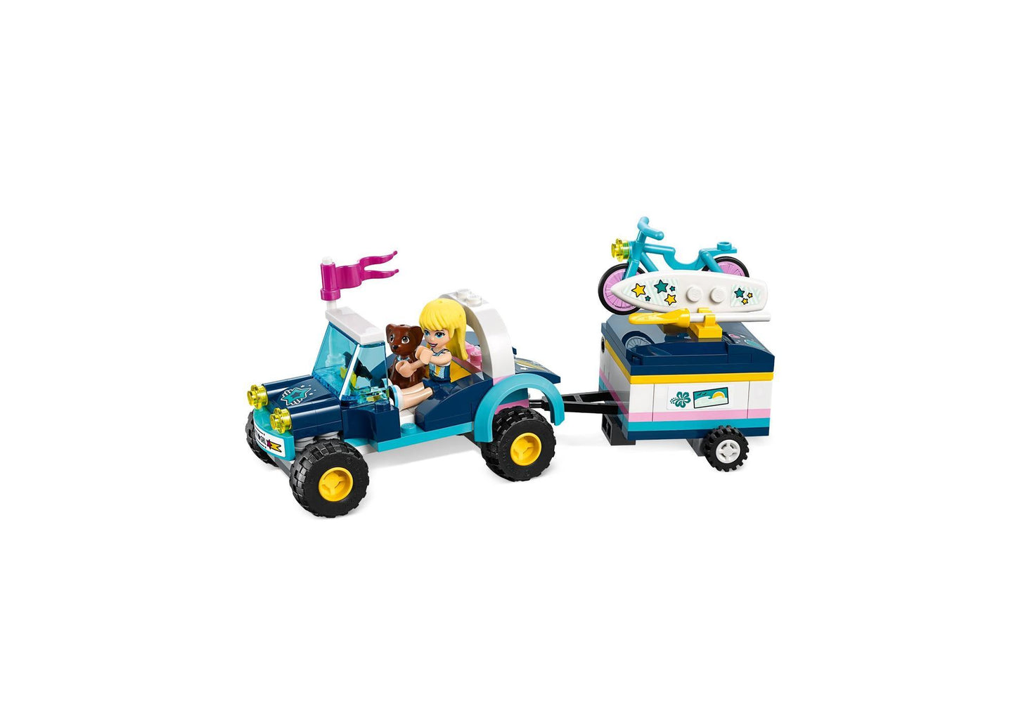 Lego 41364 Friends Stephanies Cabrio mit Anhänger - plegobil