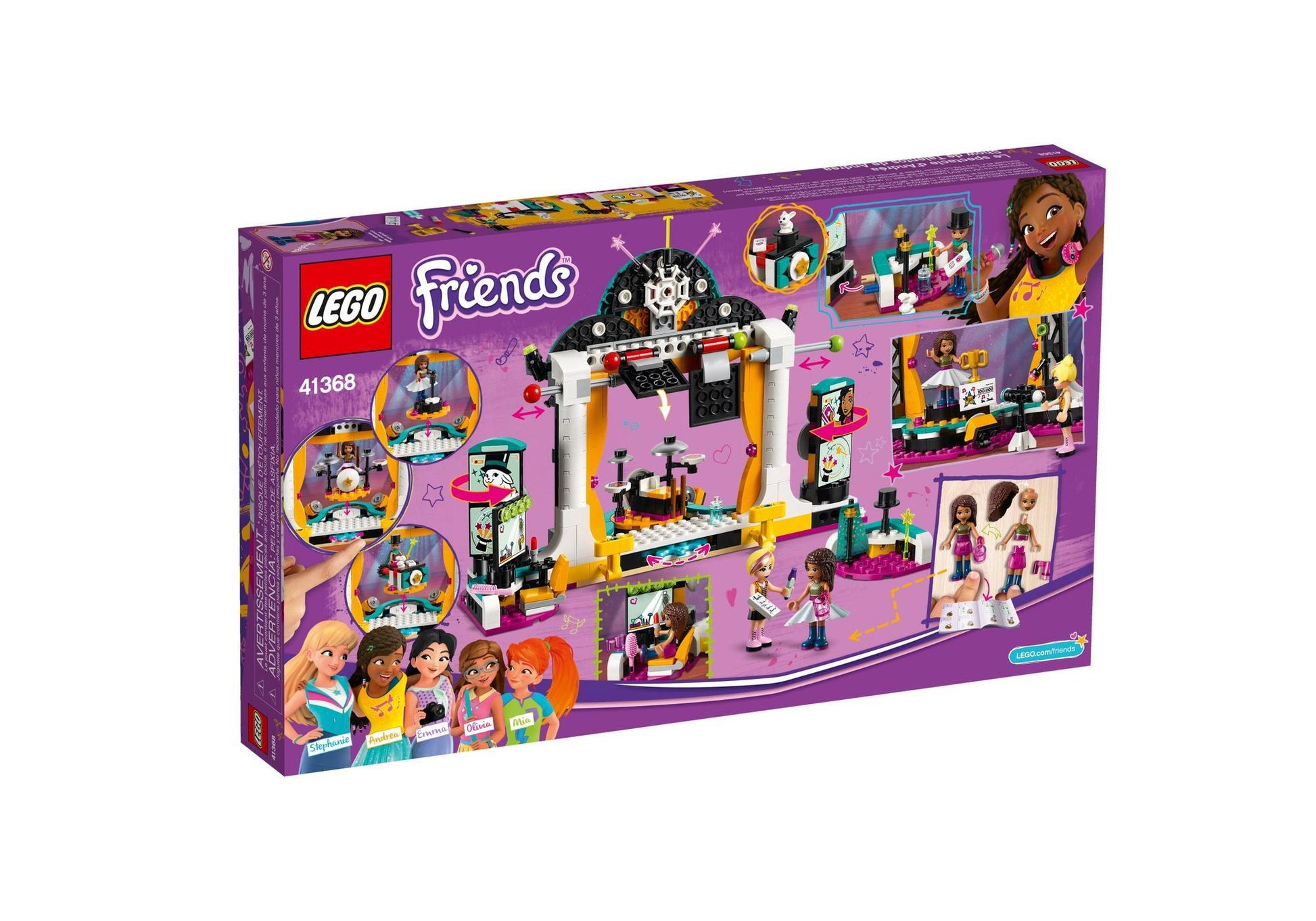 Lego 41368 Friends Andreas Talentshow - plegobil