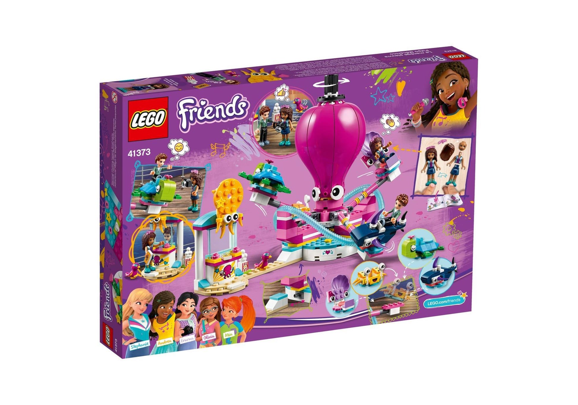 Lego 41373 Friends Lustiges Oktopus-Karussell - plegobil