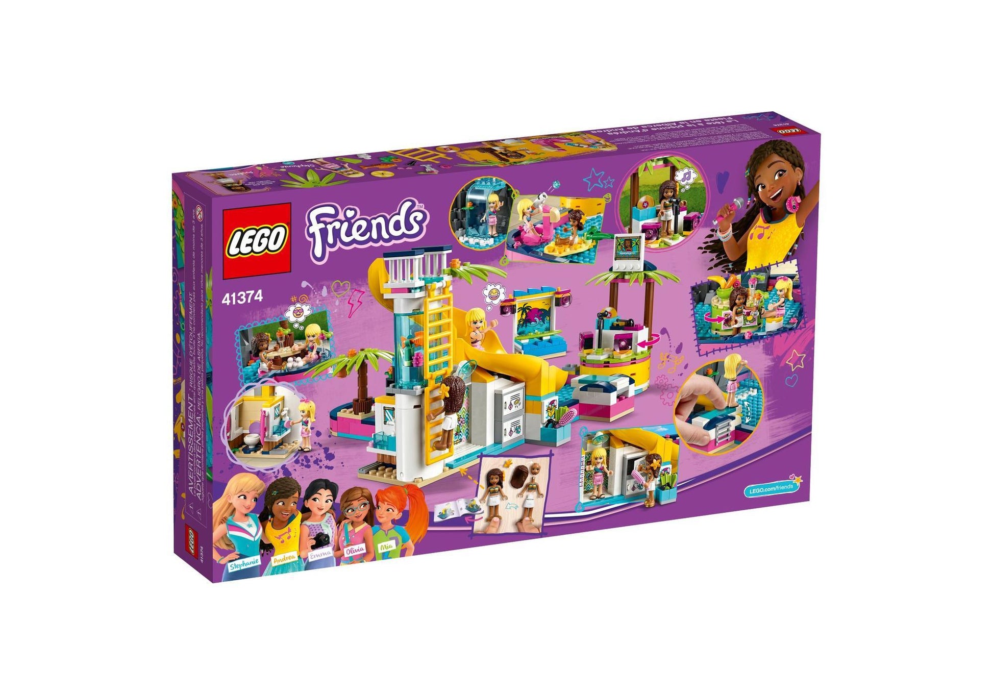 Lego 41374 Friends Andreas Pool-Party - plegobil