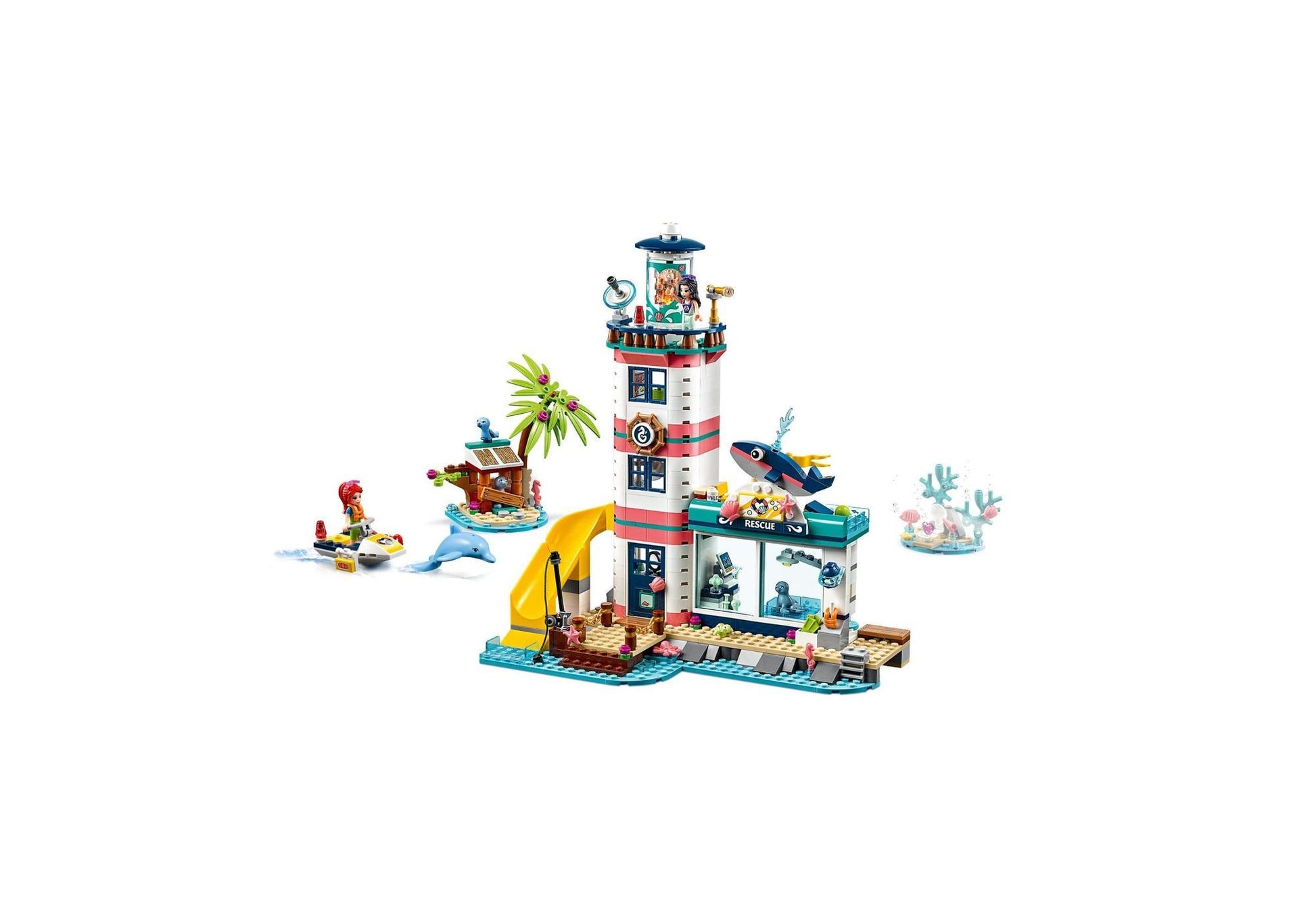 Lego 41380 Friends Leuchtturm mit Flutlicht - plegobil