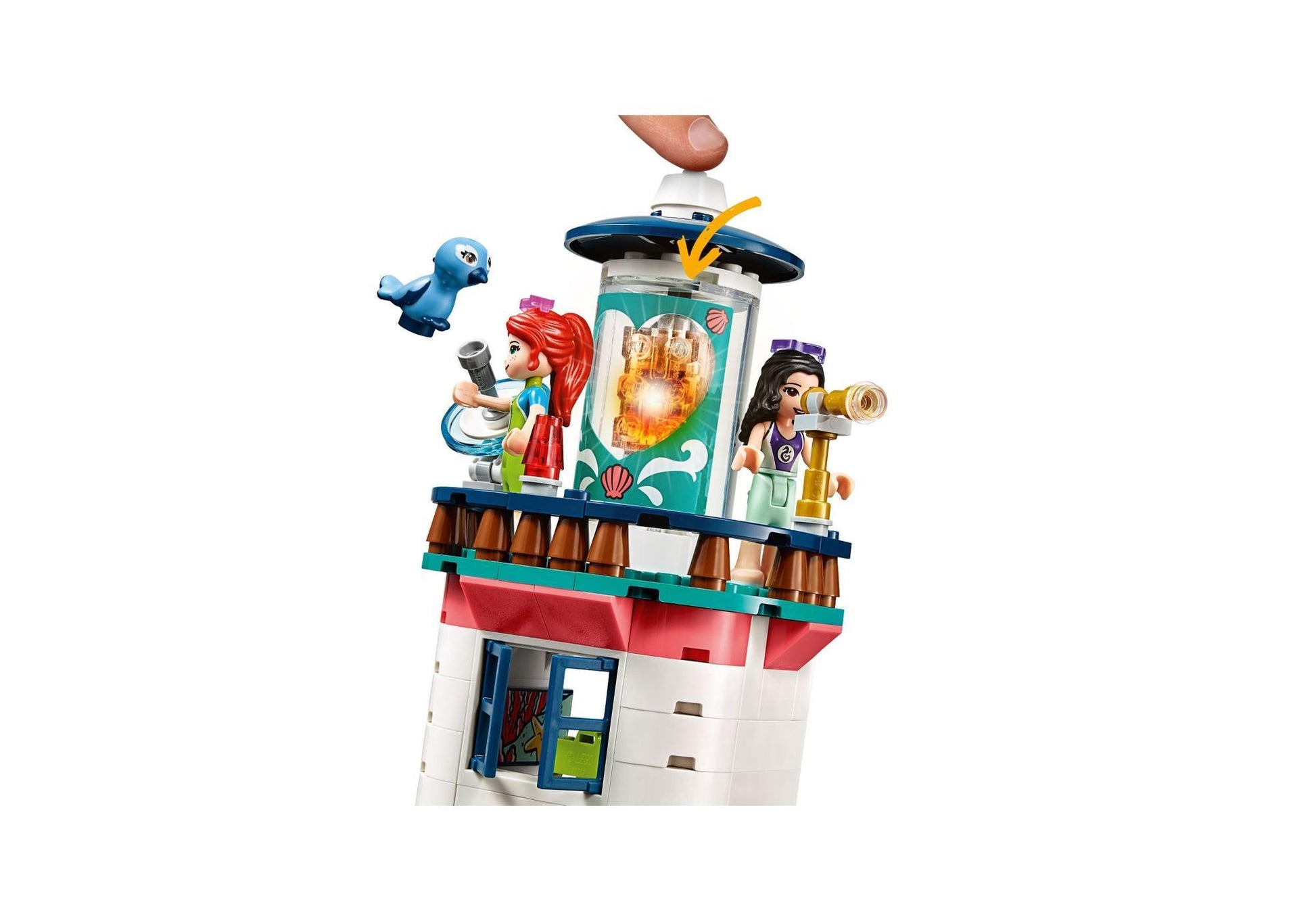 Lego 41380 Friends Leuchtturm mit Flutlicht - plegobil