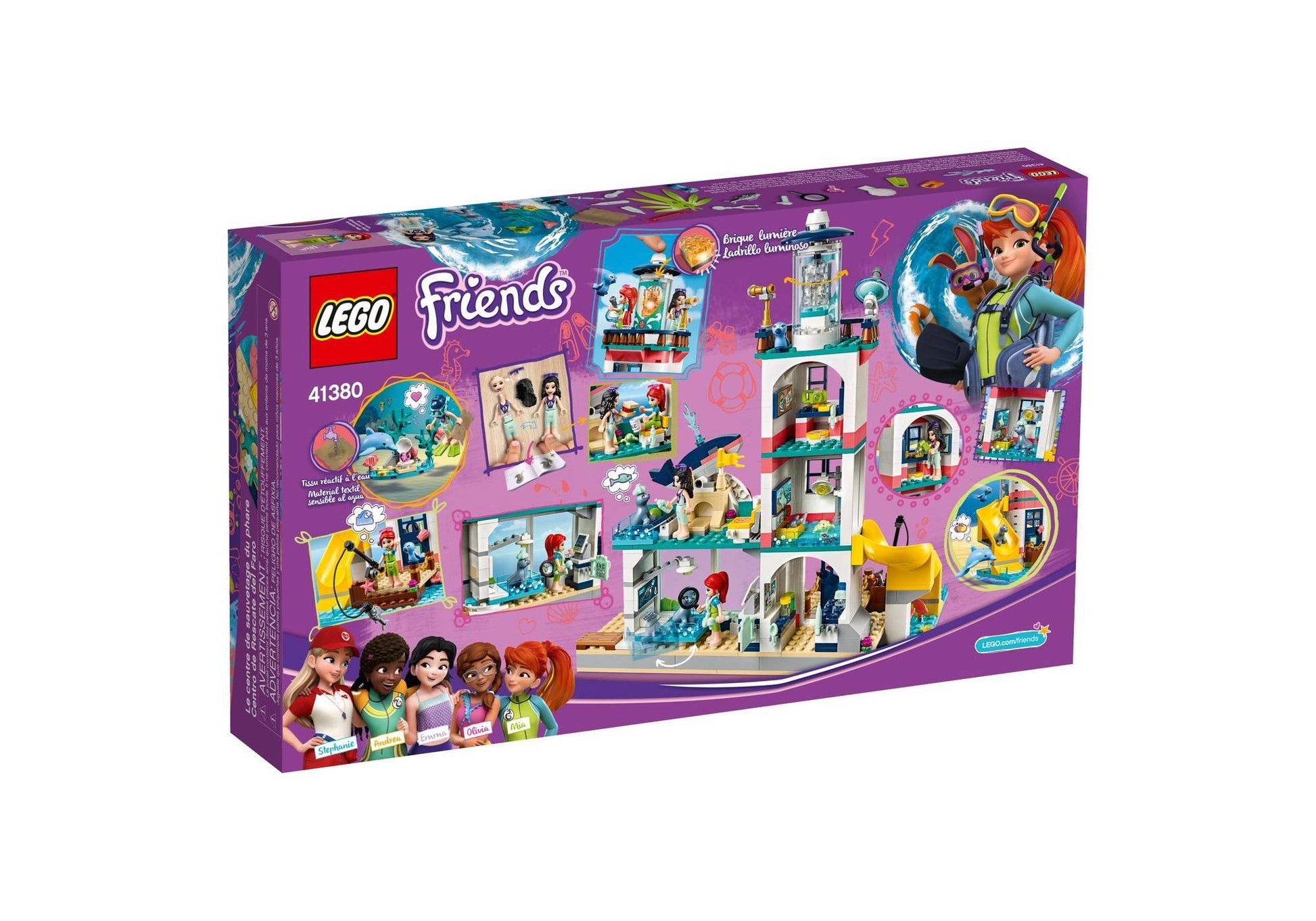 Lego 41380 Friends Leuchtturm mit Flutlicht - plegobil