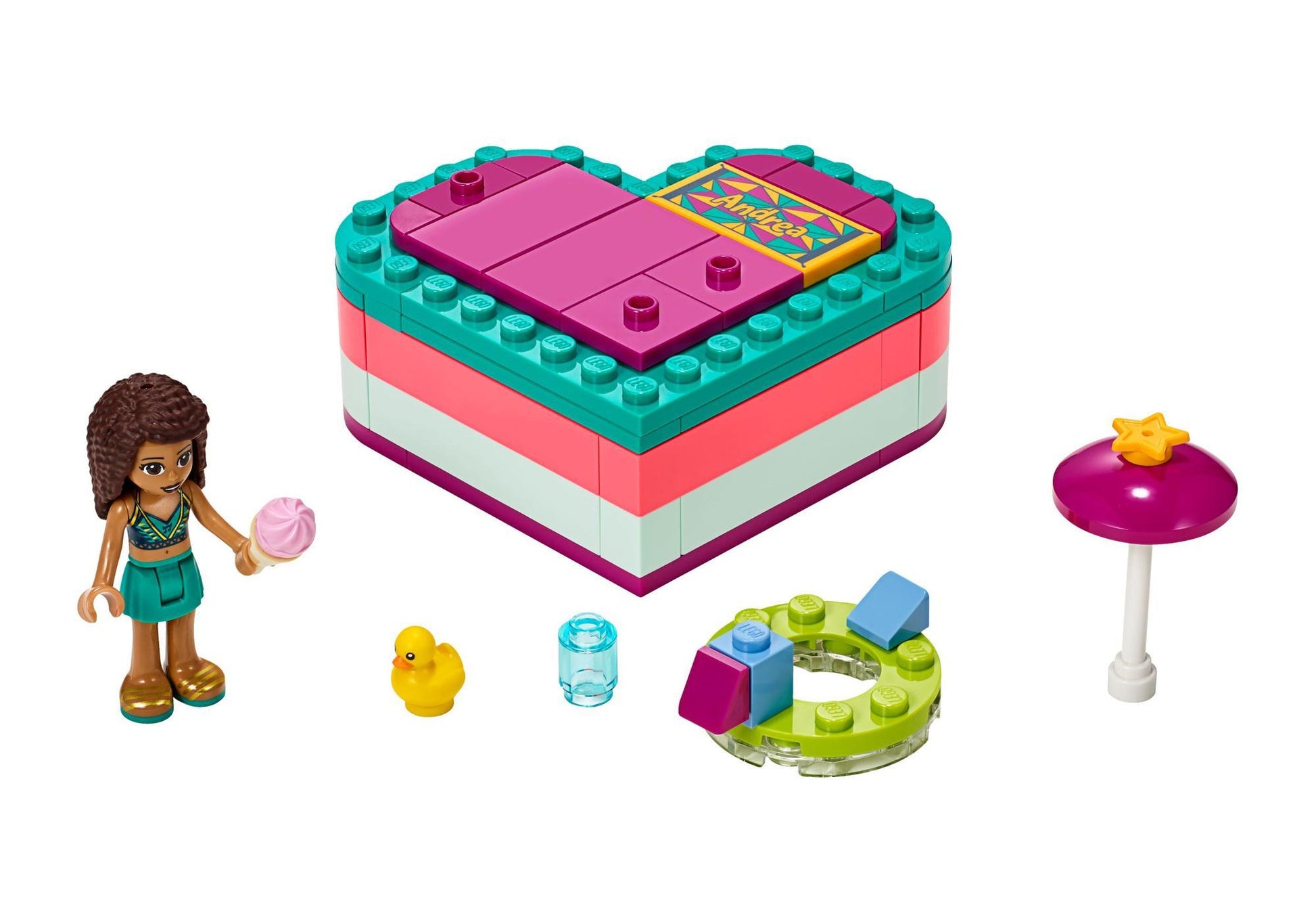 Lego 41384 Friends Andreas sommerliche Herzbox - plegobil