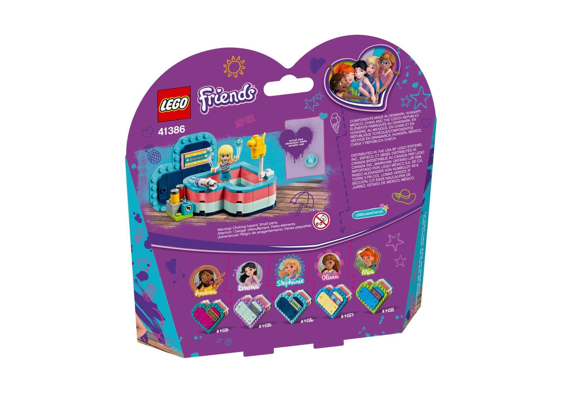 Lego 41386 Friends Stephanies sommerliche Herzbox - plegobil