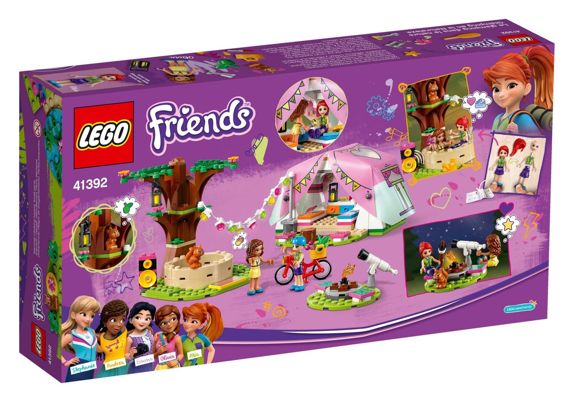 Lego 41392 Friends Camping in Heartlake City - plegobil