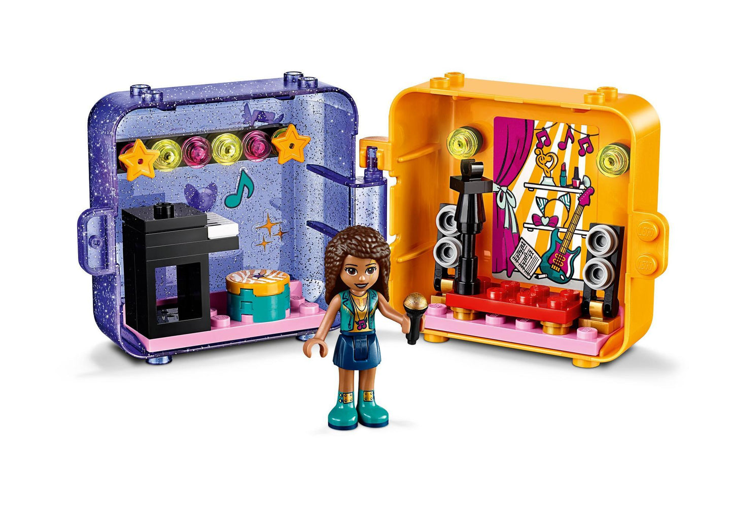 Lego 41400 Friends Andreas magischer Würfel - Sängerin - plegobil