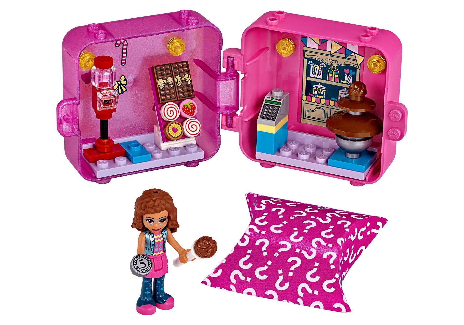 Lego 41407 Friends Olivias magischer Würfel – Süßwarengeschäft - plegobil