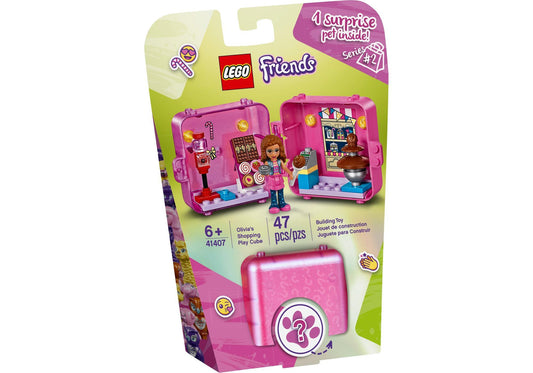 Lego 41407 Friends Olivias magischer Würfel – Süßwarengeschäft - plegobil
