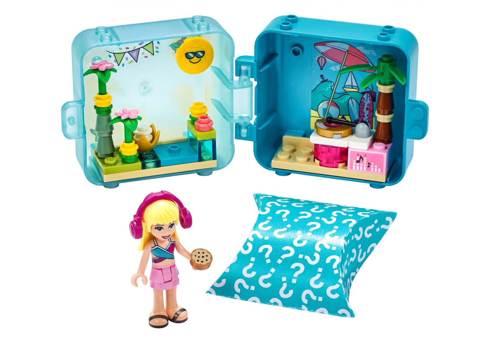 Lego 41411 Friends: Stephanies Sommer Würfel - Strandparty - plegobil