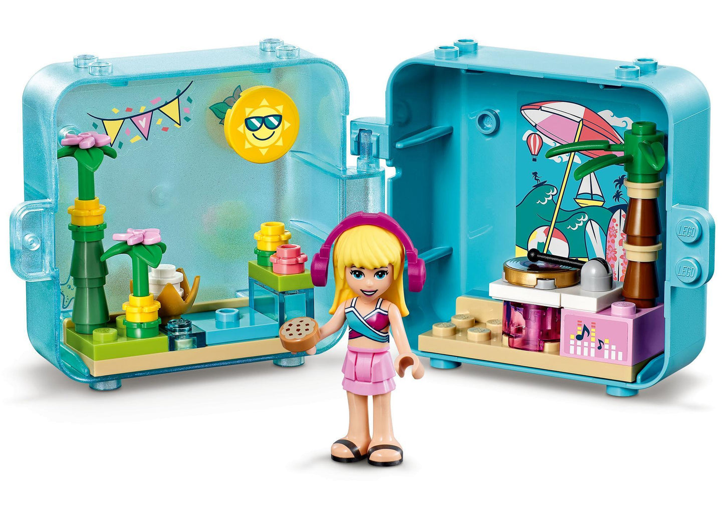 Lego 41411 Friends: Stephanies Sommer Würfel - Strandparty - plegobil