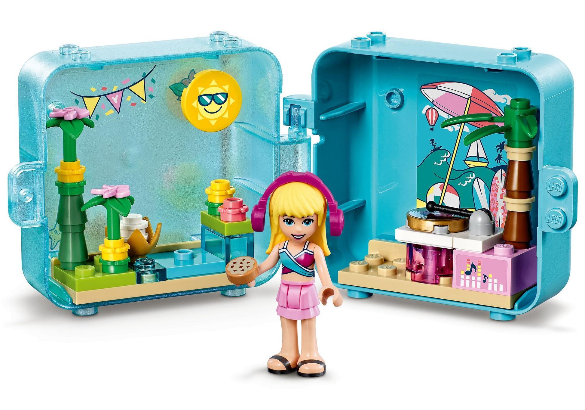 Lego 41411 Friends: Stephanies Sommer Würfel - Strandparty - plegobil